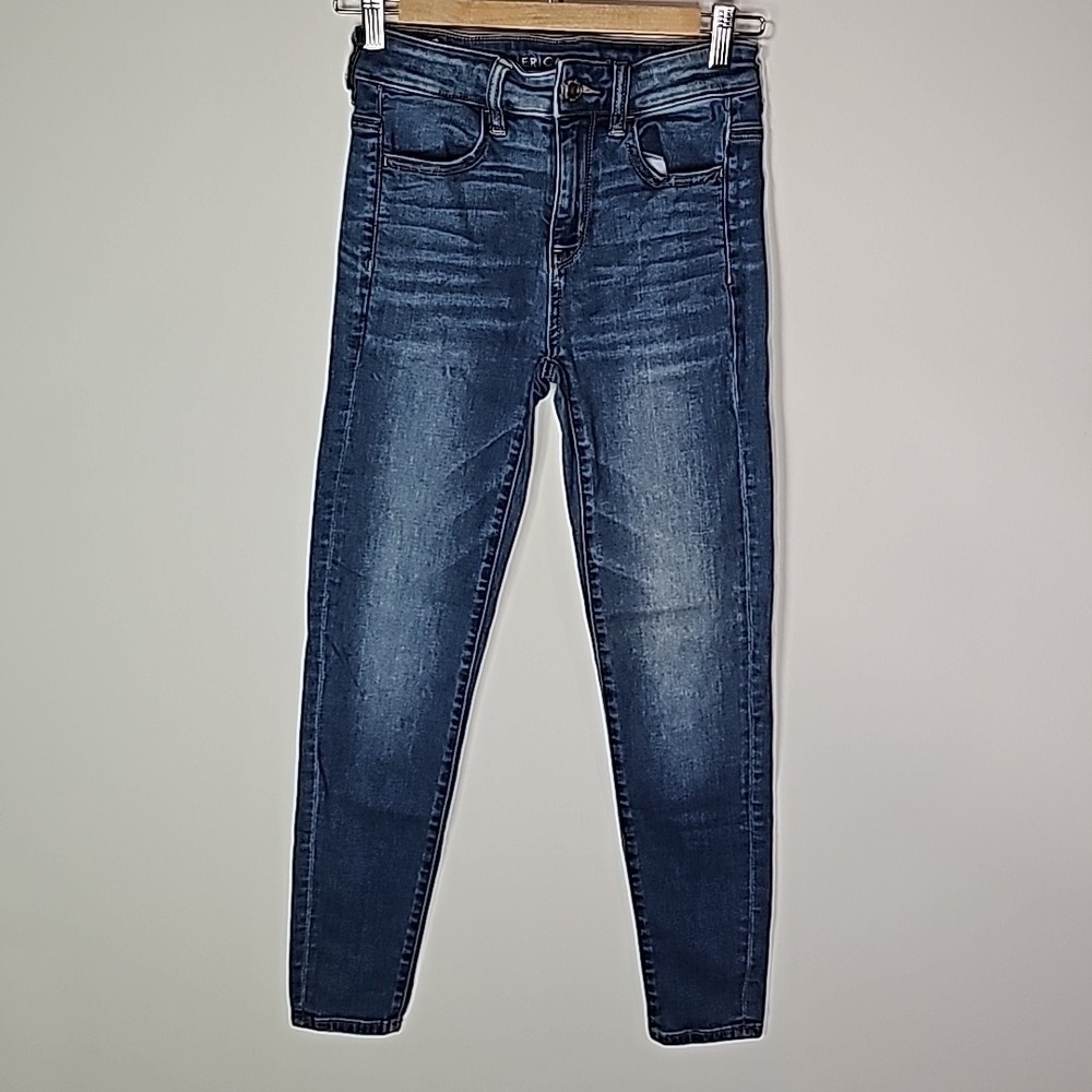 American Eagle next level stretch size 2 short high rise jeggings